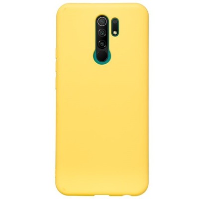 Xiaomi Redmi 9 Shell (TPU) твердый силиконовый чехол - жёлтый | Vacins.lv