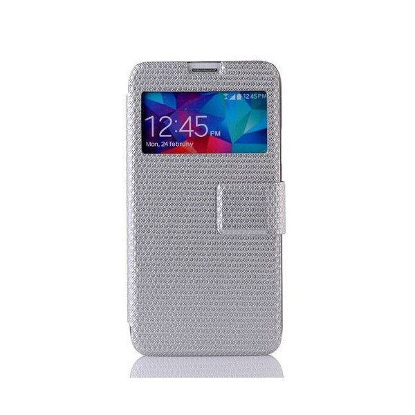 „Pīts“ atvērams maciņš - sudraba (Galaxy S5 / S5 Neo)