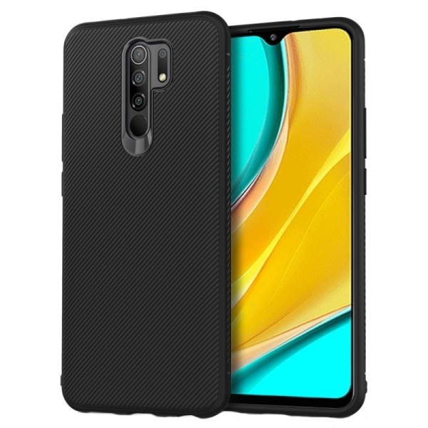 „Jazz“ твердый силиконовый (TPU) чехол - чёрный (Redmi 9)