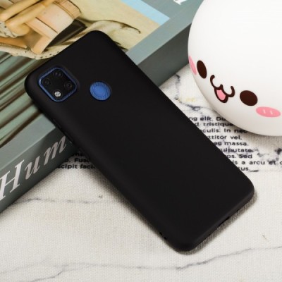 Xiaomi Redmi 9C Shell (TPU) твердый силиконовый чехол - чёрный | Vacins.lv