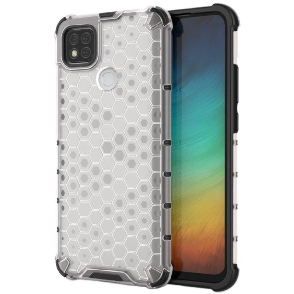 „Honeycomb“ усиленный защитный чехол - прозрачный (Redmi 9C)