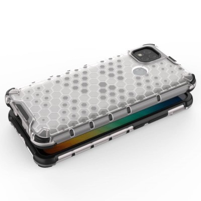 Улучшенная защита Honeycomb Xiaomi Redmi 9C прозрачный твердый силиконовый (TPU) и пластиковый чехол | Vacins.lv