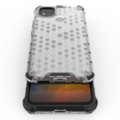 Улучшенная защита Honeycomb Xiaomi Redmi 9C прозрачный твердый силиконовый (TPU) и пластиковый чехол | Vacins.lv