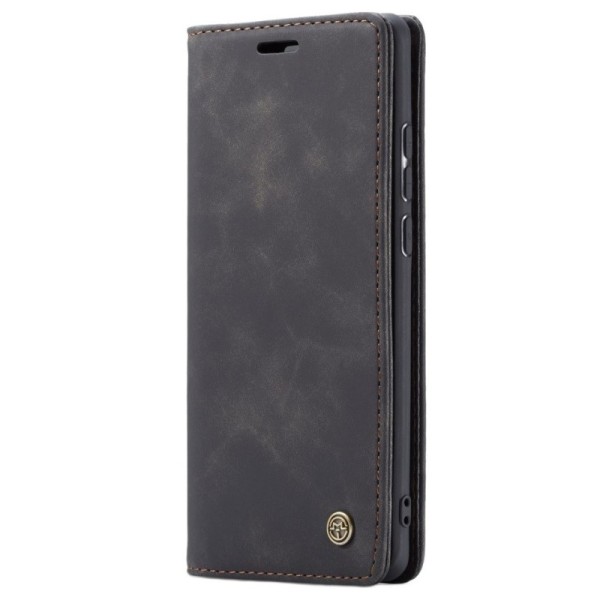Кожиный чехол-книжка "CaseMe" Retro - чёрный (P30 Pro)