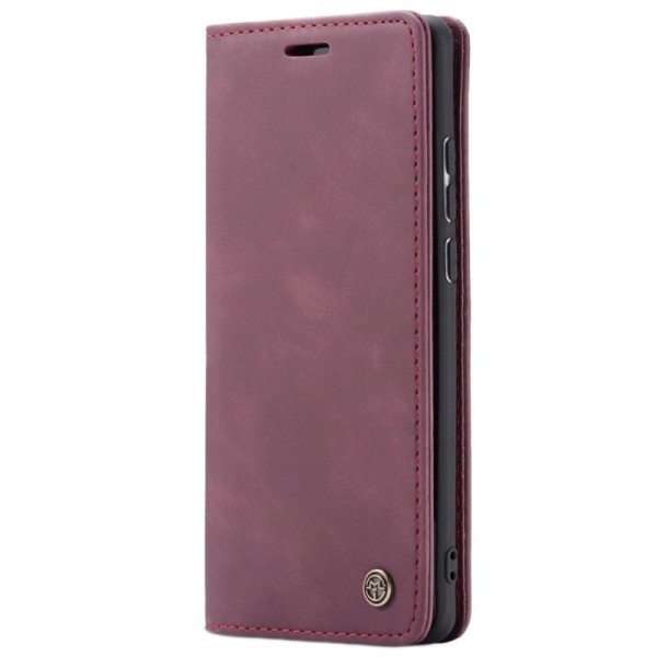 Кожиный чехол-книжка "CaseMe" Retro - бордовый (P30 Pro)