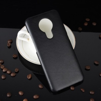 Slim Leather Nokia 5.3 чёрный кожаный чехол | Vacins.lv