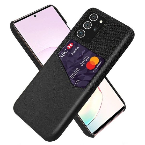 Кожаный чехол „KSQ“ Shell - чёрный (Galaxy Note 20 Ultra)