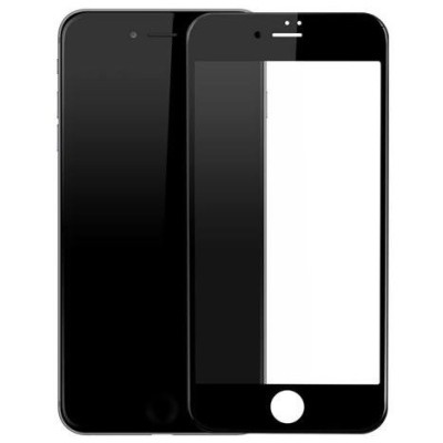 Apple iPhone 6, 7, 8 Mocolo Tempered Glass melns ekrāna aizsargstikls | Vacins.lv