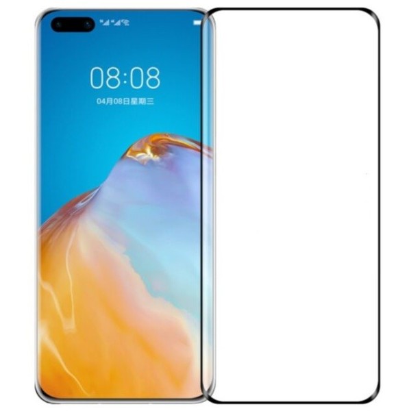 „Rurihai“ Tempered Glass защитное стекло экрана 0.26 мм - чёрный (P40 Pro+)