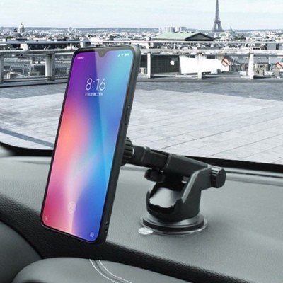 „Telescopic“ magnet automašīnas melns telefona autoturētājs | Vacins.lv
