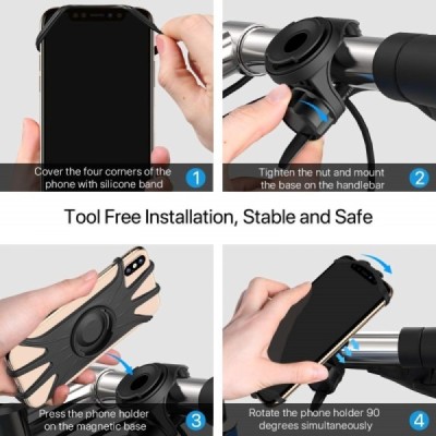 „VUP“ 360° Bike Mount чёрный держатель для велосипеда | Vacins.lv