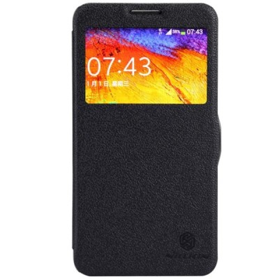 Samsung Galaxy Note 3 Neo N7505 „Nillkin“ Fresh atvēramais melns futrālis / Vacins.lv