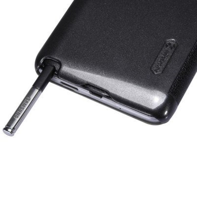 Samsung Galaxy Note 3 Neo N7505 juodas odinis atverčiamas Nillkin Fresh dėklas / Priedai.lt