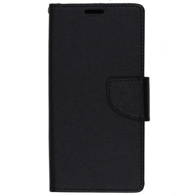 „Fancy“ Samsung Galaxy S10 (G973) чёрный кожаный чехол-книжка | Vacins.lv