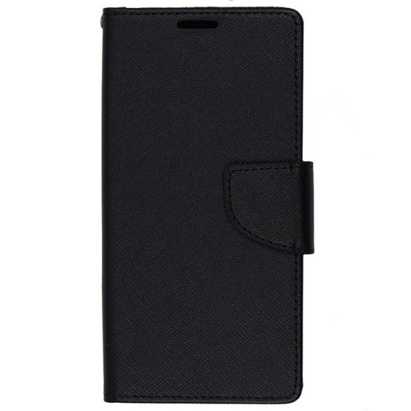„Fancy“ чехол-книжка - чёрный (Galaxy S10)