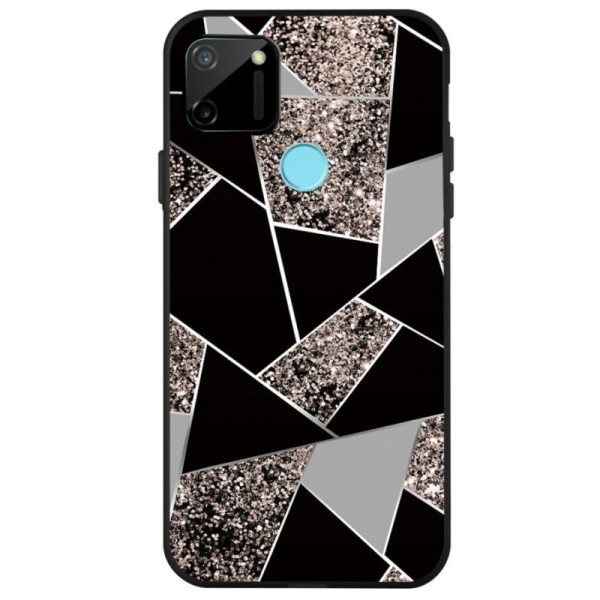 „Fashion“ Marble твердый силиконовый чехол (TPU) - чёрный (Redmi 9C)
