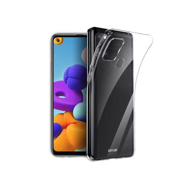 Cieta silikona (TPU) apvalks - dzidrs (Galaxy A21s)