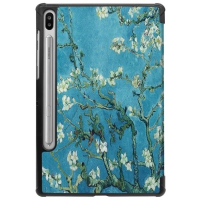 Samsung Galaxy Tab S6 10.5 (T865, T860) „Sakura“ atvēramais krāsains maciņš | Vacins.lv