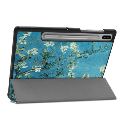 Samsung Galaxy Tab S6 10.5 (T865, T860) „Sakura“ atvēramais krāsains maciņš | Vacins.lv