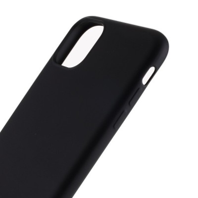 Apple iPhone 11 Pro Max самый тонкий в мире чехол из чёрного твердого силикона TPU | Vacins.lv