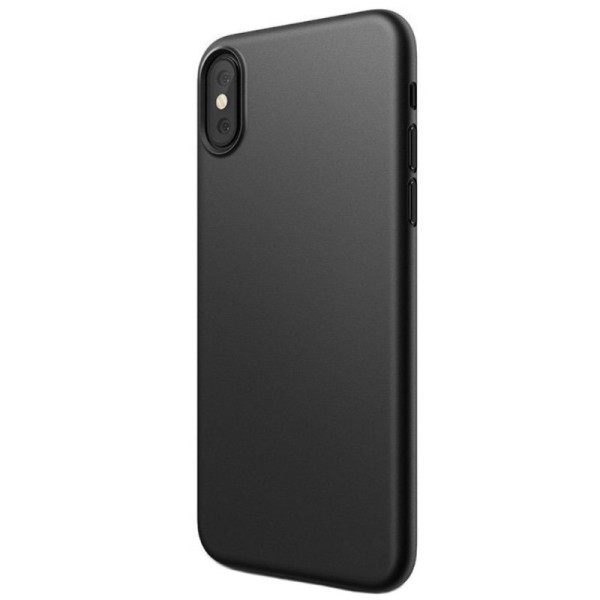 Самый тонкий TPU чехол - чёрный (iPhone X / Xs)