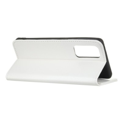 Samsung Galaxy S20 FE (Fan Edition) открываемый белый кожаный чехол - книжка | Vacins.lv