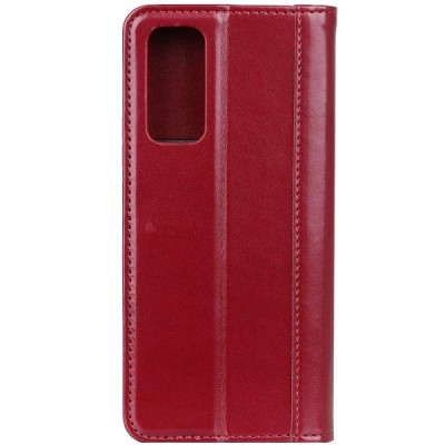 Samsung Galaxy S20 FE (Fan Edition) bordo ādas atvērams maciņš ar magnetu | Vacins.lv