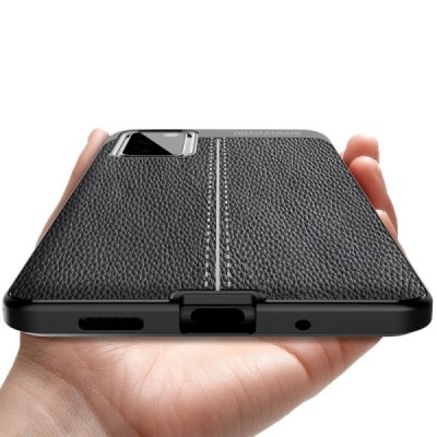 Samsung Galaxy S20 FE (Fan Edition) FOCUS cieta silikona (TPU) melns apvalks | vacins.lv