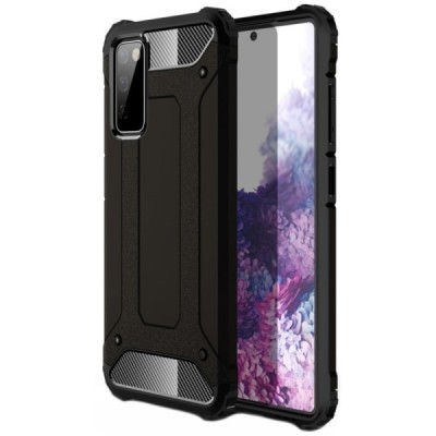Pastiprinātas aizsardzības melns Samsung Galaxy S20 FE (Fan Edition) apvalks | Vacins.lv