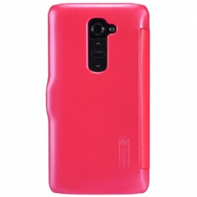 LG G2 „Nillkin“ Fresh atvēramais sarkans futrālis / Vacins.lv