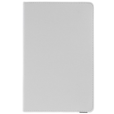 Samsung Galaxy Tab A7 10.4 2020 (T505, T500) atvēramais balts ādas maciņš, grozās 360° grādu apjomā | Vacins.lv