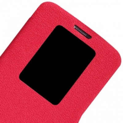 LG G2 „Nillkin“ Fresh atvēramais sarkans futrālis / Vacins.lv