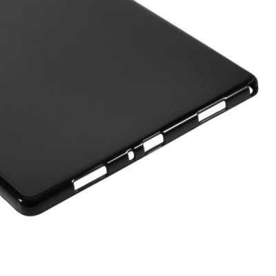 Samsung Galaxy Tab A7 10.4 2020 (T505,T500) cieta silikona (TPU) melns apvalks | vacins.lv