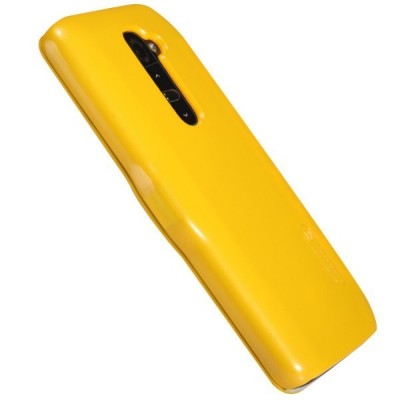 LG G2 „Nillkin“ Fresh atvēramais dzeltens futrālis / Vacins.lv