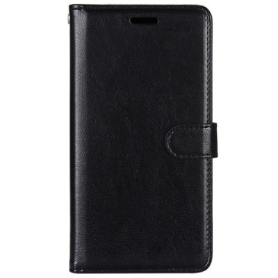 LG K51s (LM-K510) открываемый чёрный кожаный чехол - книжка | Vacins.lv