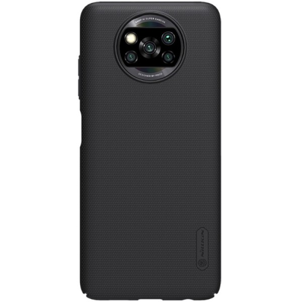 Чехол „Nillkin“ Frosted Shield - чёрный (Poco X3 / X3 Pro)
