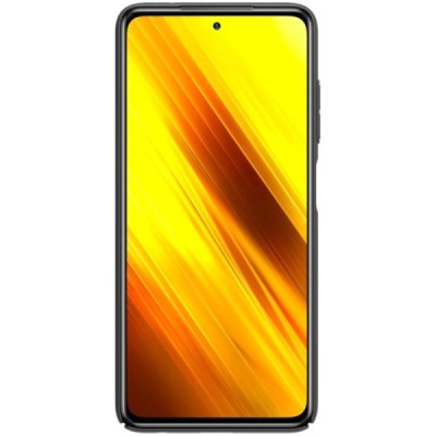 Xiaomi Poco X3 (X3 Pro) Nillkin Frosted Shield черный пластиковый чехол | Vacins.lv