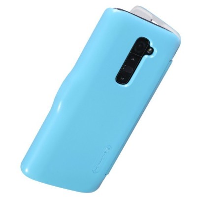 „Nillkin“ Fresh mėlynas LG G2 dėklas - knygutė / Priedai.lt