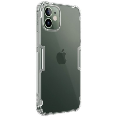 Apple iPhone 12 (12 Pro) Nillkin Nature тонкий прозрачный силиконовый чехол (TPU) | Vacins.lv