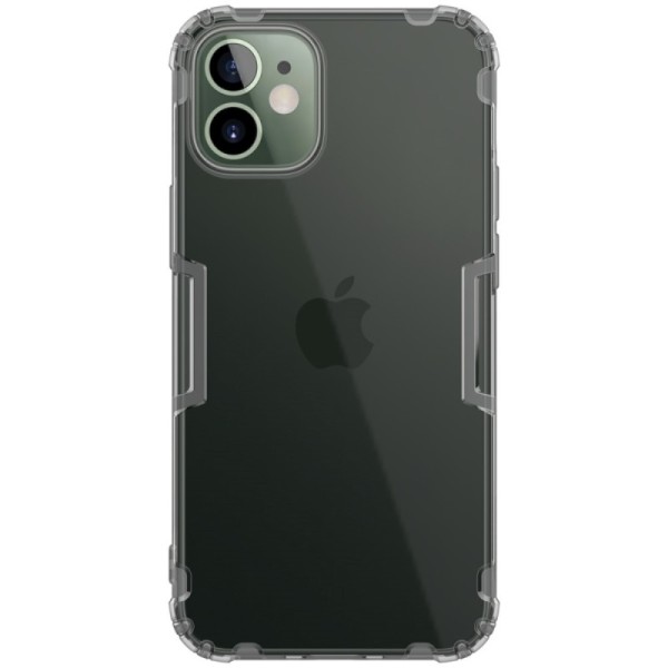 „Nillkin“ Nature TPU прозрачный чехол - серый (iPhone 12 / 12 Pro)