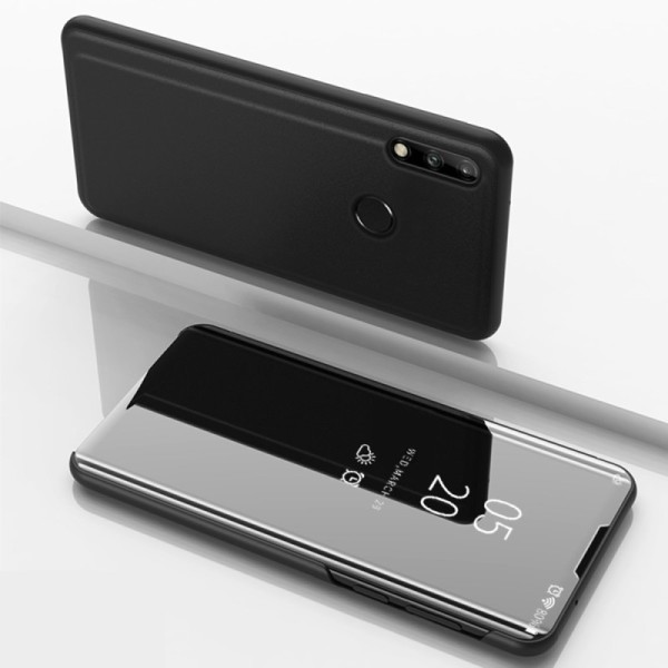 Plastmasas atvērams maciņš - melns (P40 Lite E / Y7p)