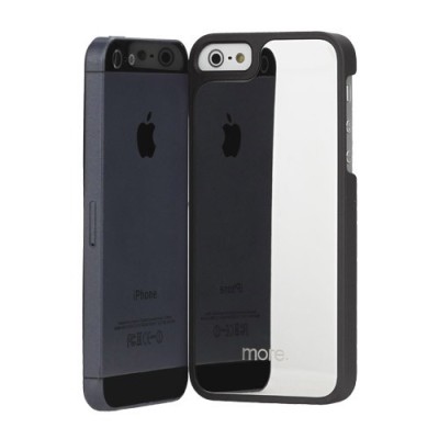 Melns „More“ spogulis Apple iPhone 5, 5S apvalks / vacins.lv
