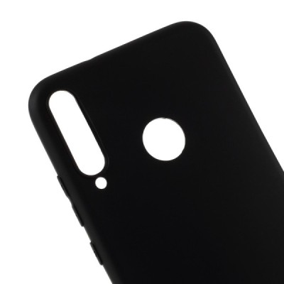 Huawei P40 Lite E (Y7p, Honor 9C) самый тонкий в мире чехол из чёрного твердого силикона TPU | Vacins.lv