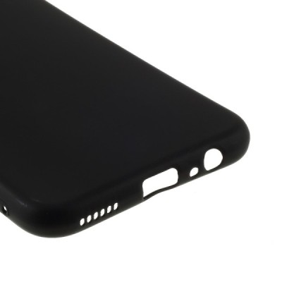 Huawei P40 Lite E (Y7p, Honor 9C) самый тонкий в мире чехол из чёрного твердого силикона TPU | Vacins.lv