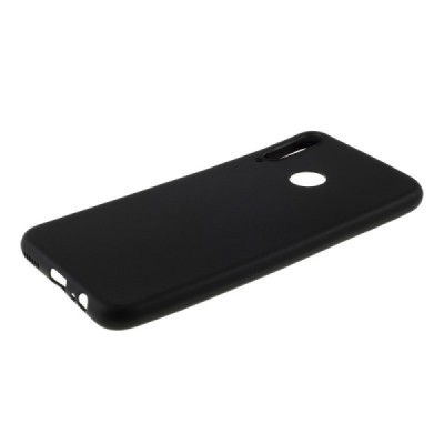 Huawei P40 Lite E (Y7p, Honor 9C) самый тонкий в мире чехол из чёрного твердого силикона TPU | Vacins.lv
