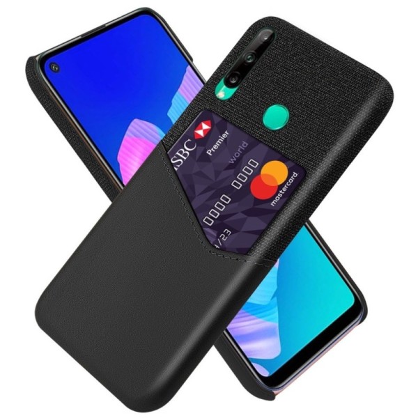 Кожаный чехол „KSQ“ Shell - чёрный (P40 Lite E / Y7p)