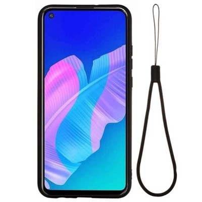 Huawei P40 Lite E (Y7p, Honor 9C) Shell (TPU) твердый силиконовый чехол - чёрный | Vacins.lv