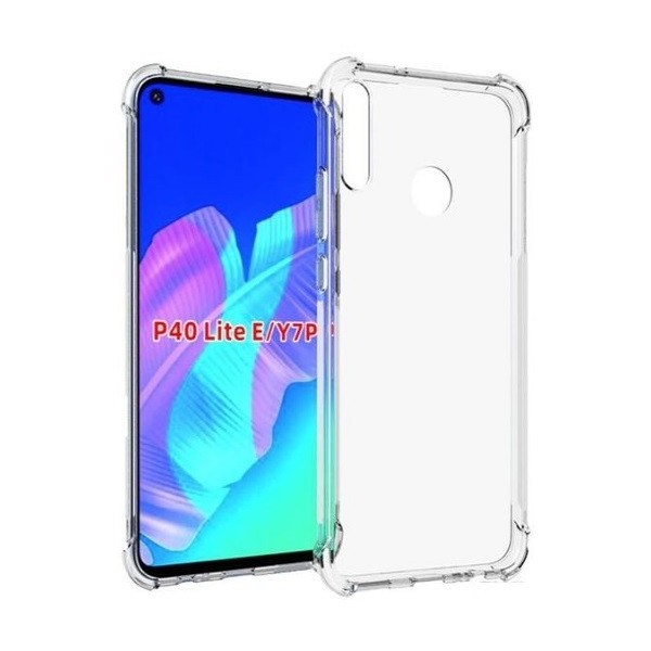 Cieta silikona (TPU) apvalks - dzidrs (P40 Lite E / Y7p)