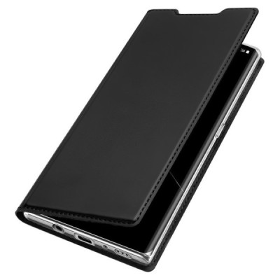 „Dux Ducis“ Skin серии LG Velvet (LM-G900EM) чёрный кожаный чехол-книжка | Vacins.lv