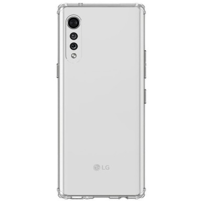 LG Velvet (LM-G900EM) твердый силиконовый прозрачный акриловый чехол из TPU | Vacins.lv